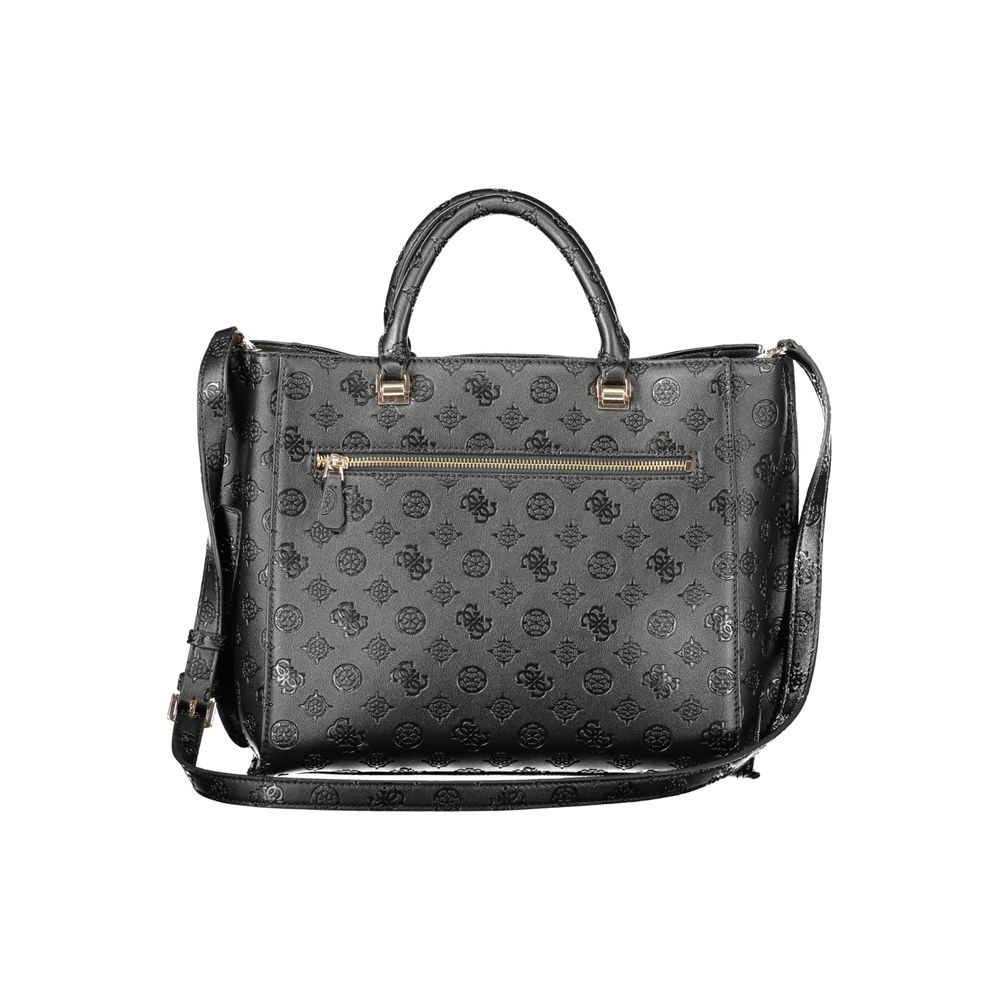 Guess Jeans Black Polyethylene Handbag