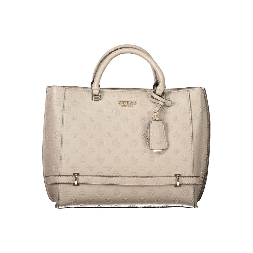 Guess Jeans Brown Polyethylene Handbag
