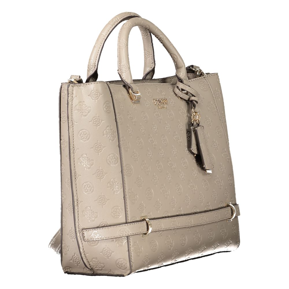 Guess Jeans Brown Polyethylene Handbag