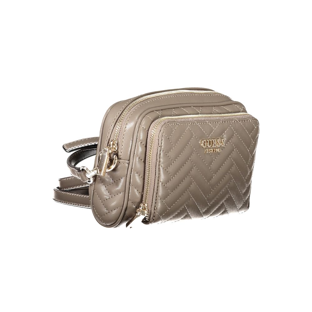 Guess Jeans Brown Polyethylene Handbag