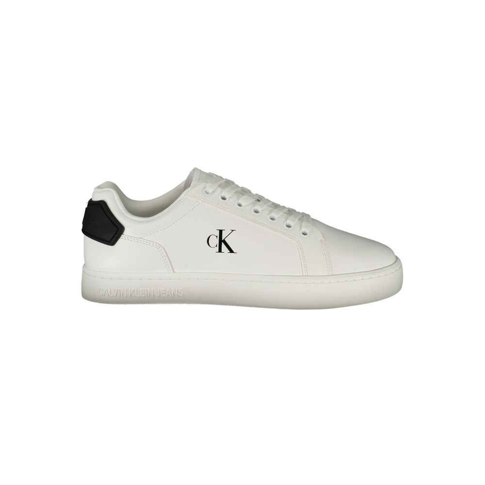 Calvin Klein White Polyester Sneaker