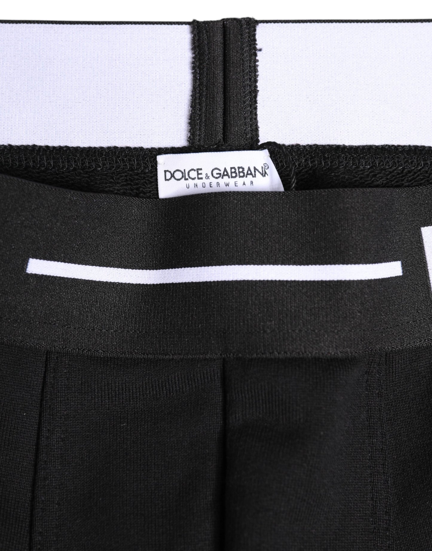Dolce & Gabbana Black Cotton Stretch Regular Boxer Underwear