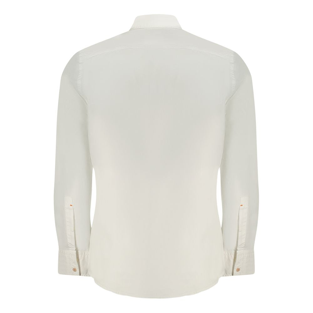 Hugo Boss White Cotton Shirt