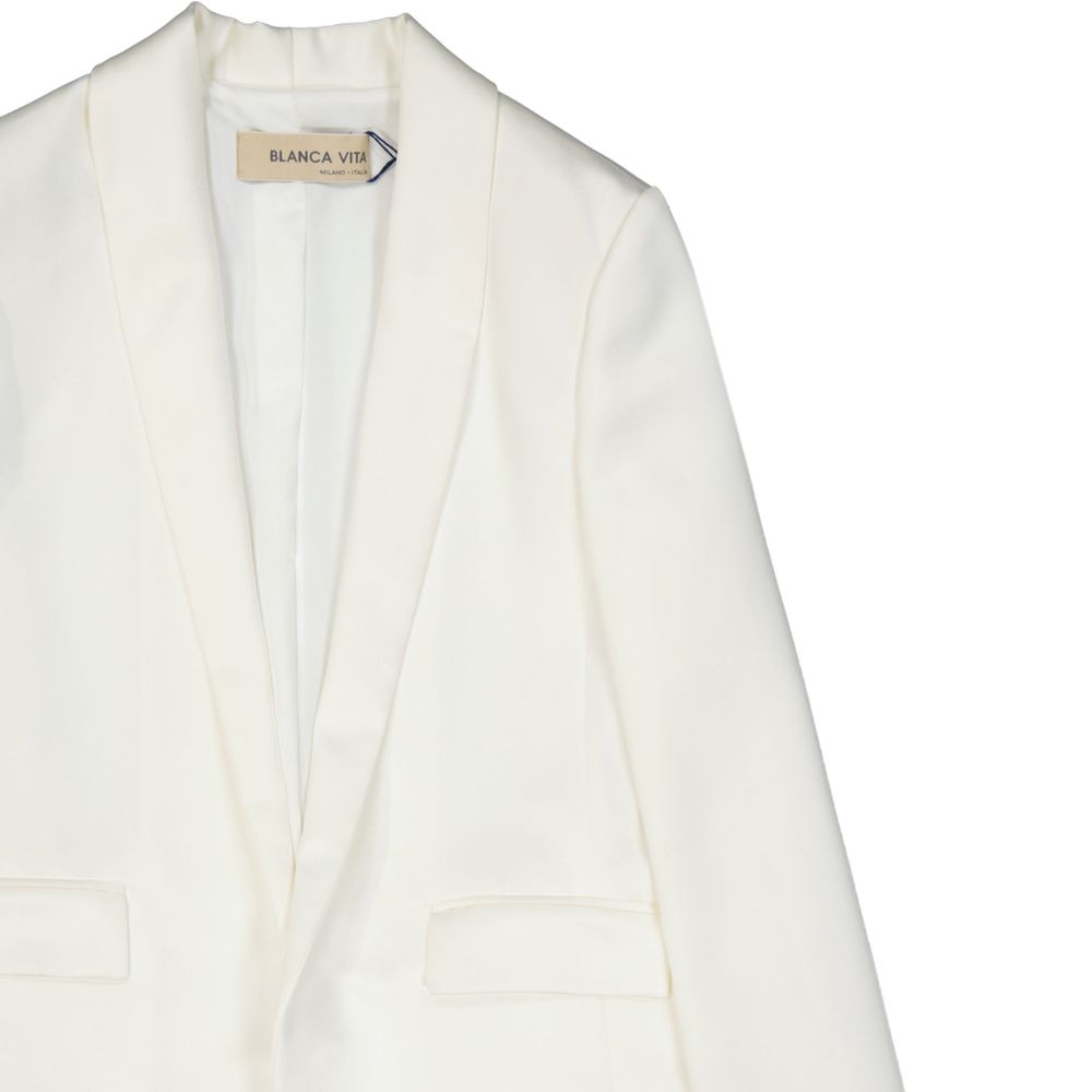 BLANCA VITA Satin Effect Jacket
