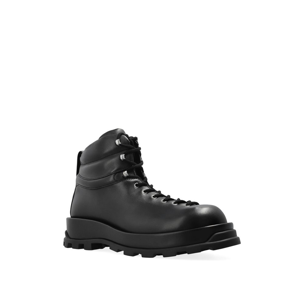 Jil Sander Leather Ankle Boots