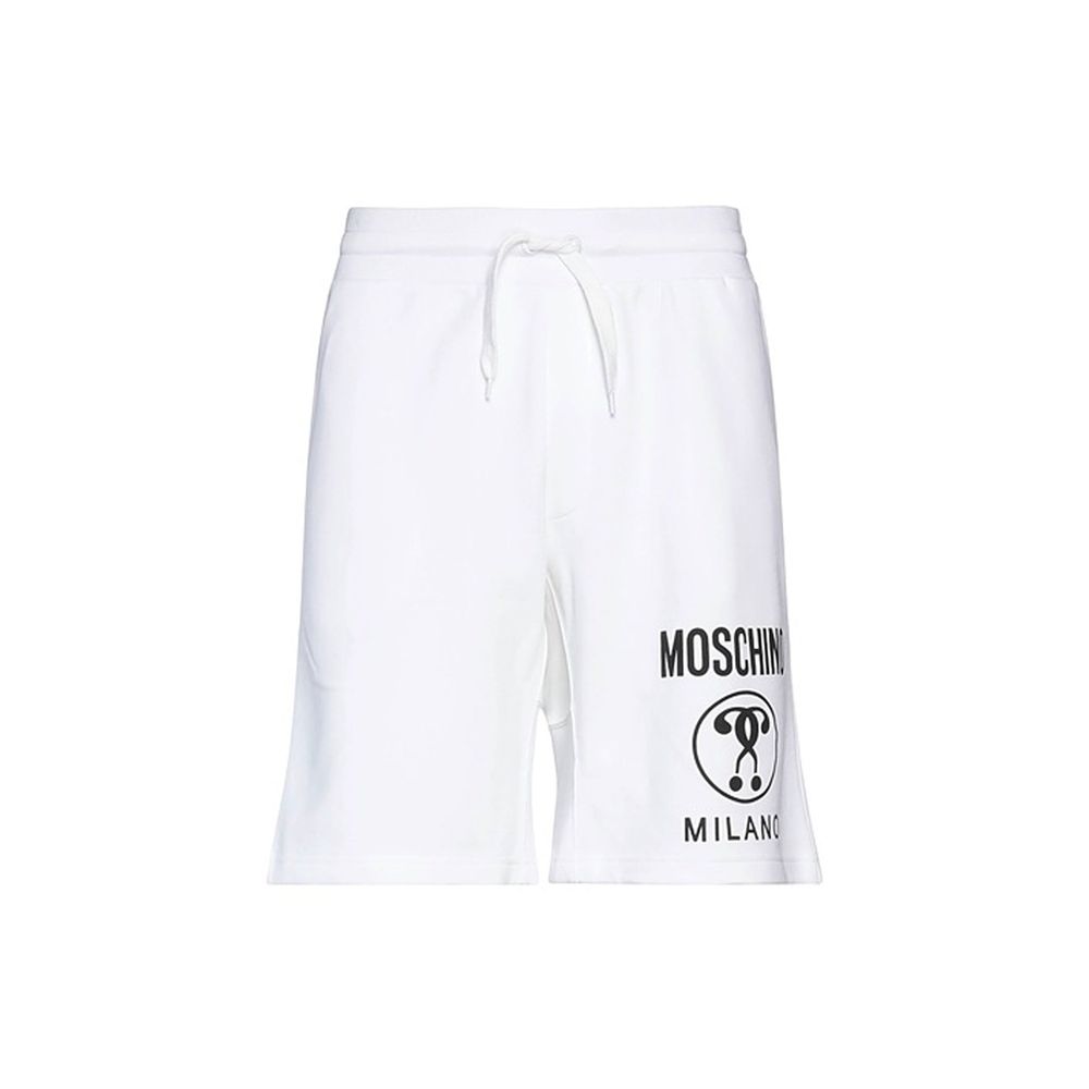 Moschino Couture Cotton Logo Shorts