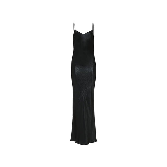 Saint Laurent Satin Long Dress