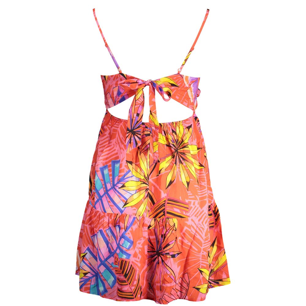 Desigual Red Polyester Dress