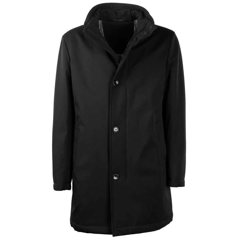 Made in Italy Black Wool Jacket