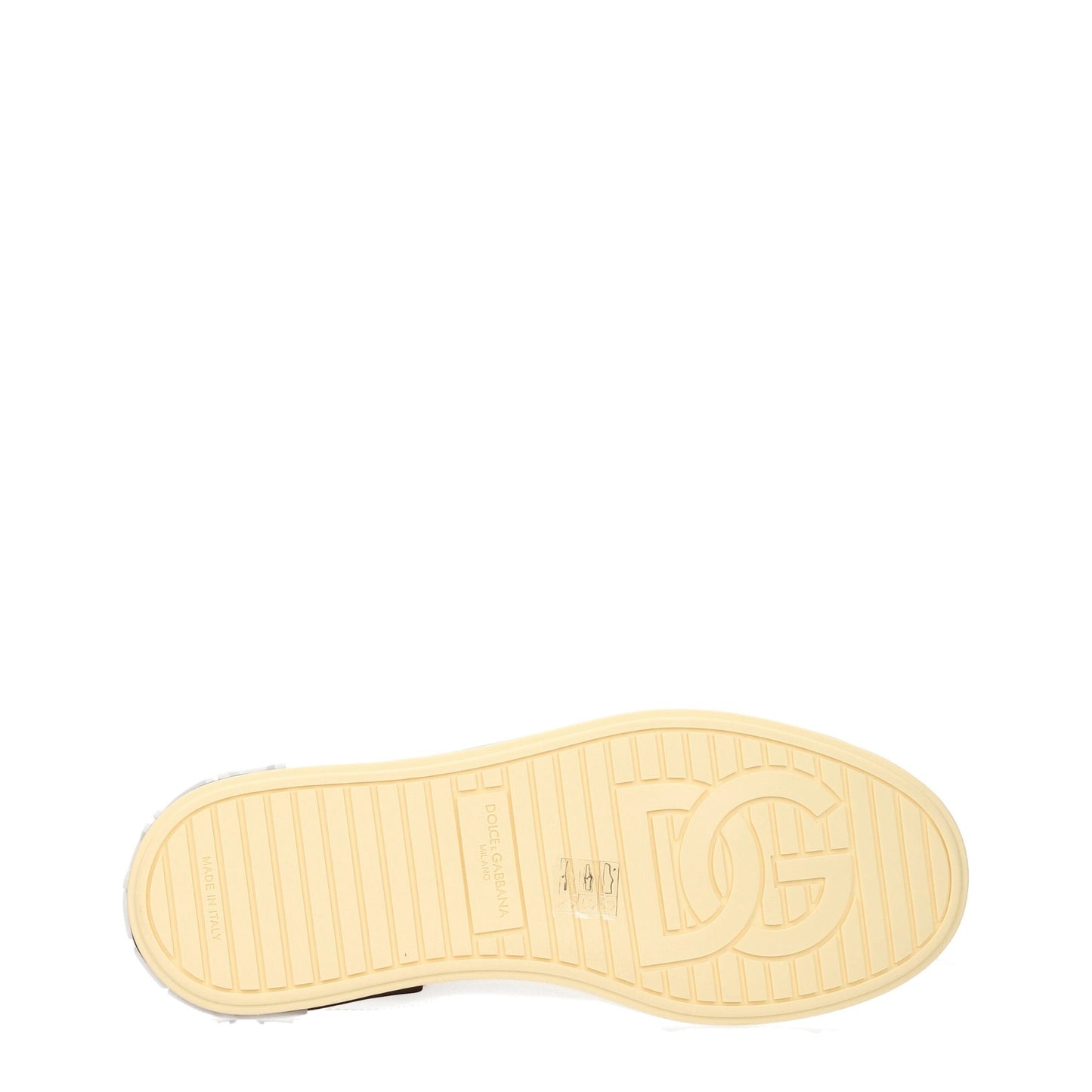 Dolce & Gabbana White Leather Sneakers