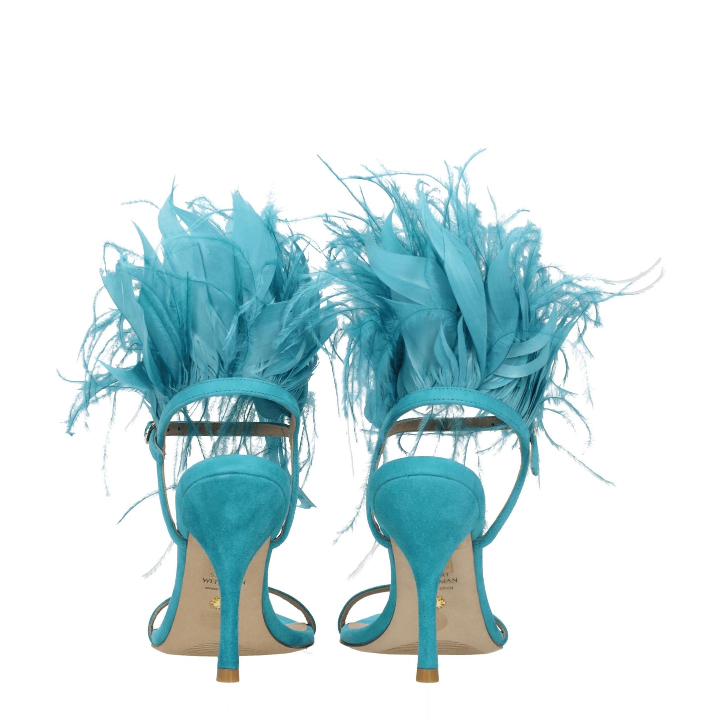 Stuart Weitzman Green Leather Sandal