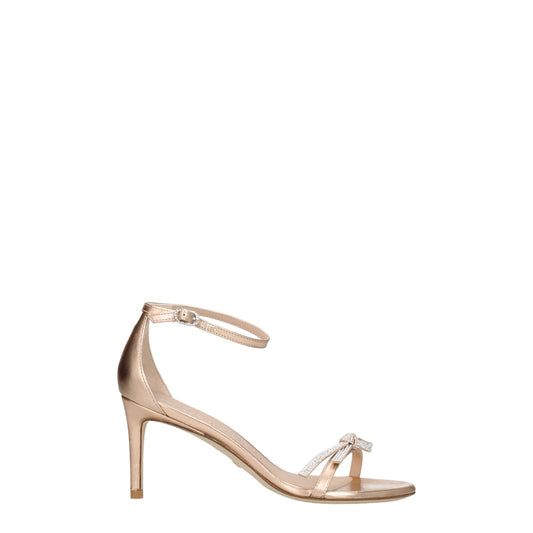 Stuart Weitzman Pink Leather Sandal