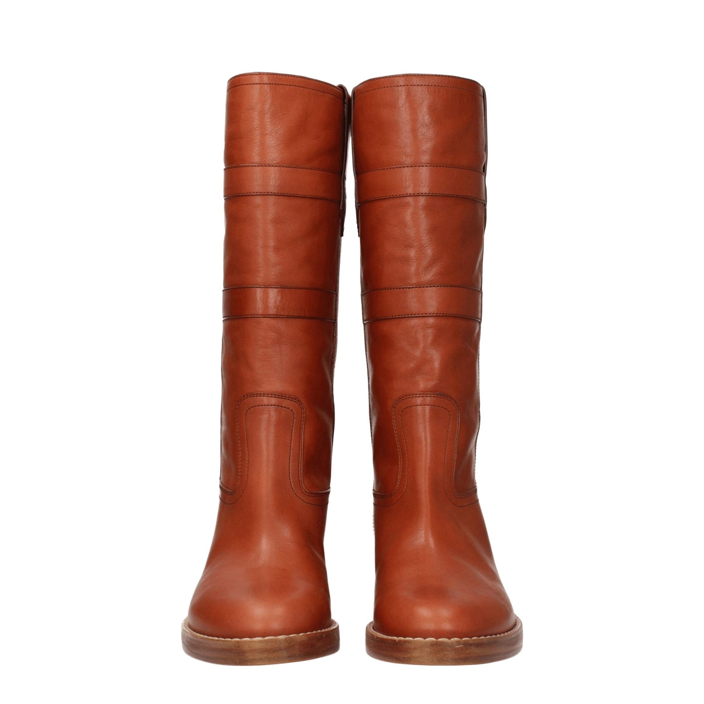 Celine Brown Leather Boot