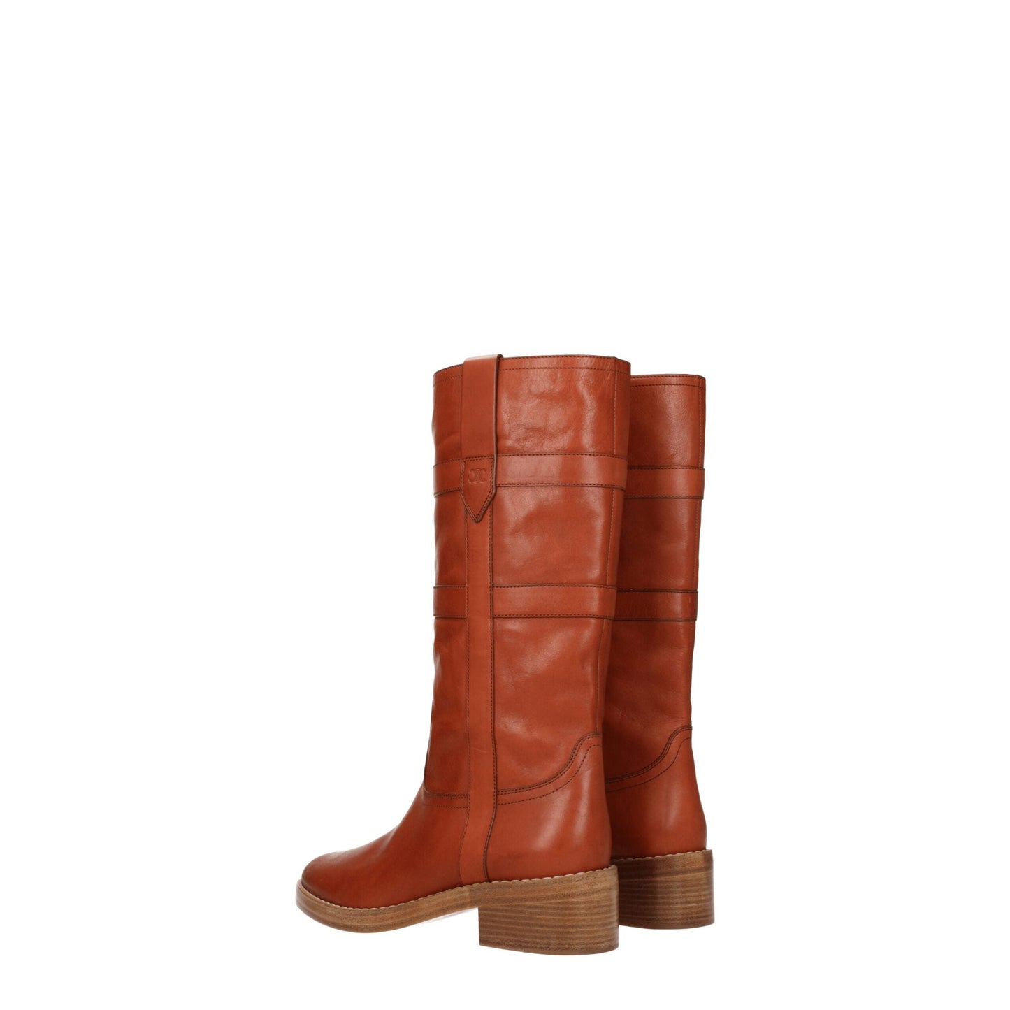 Celine Brown Leather Boot