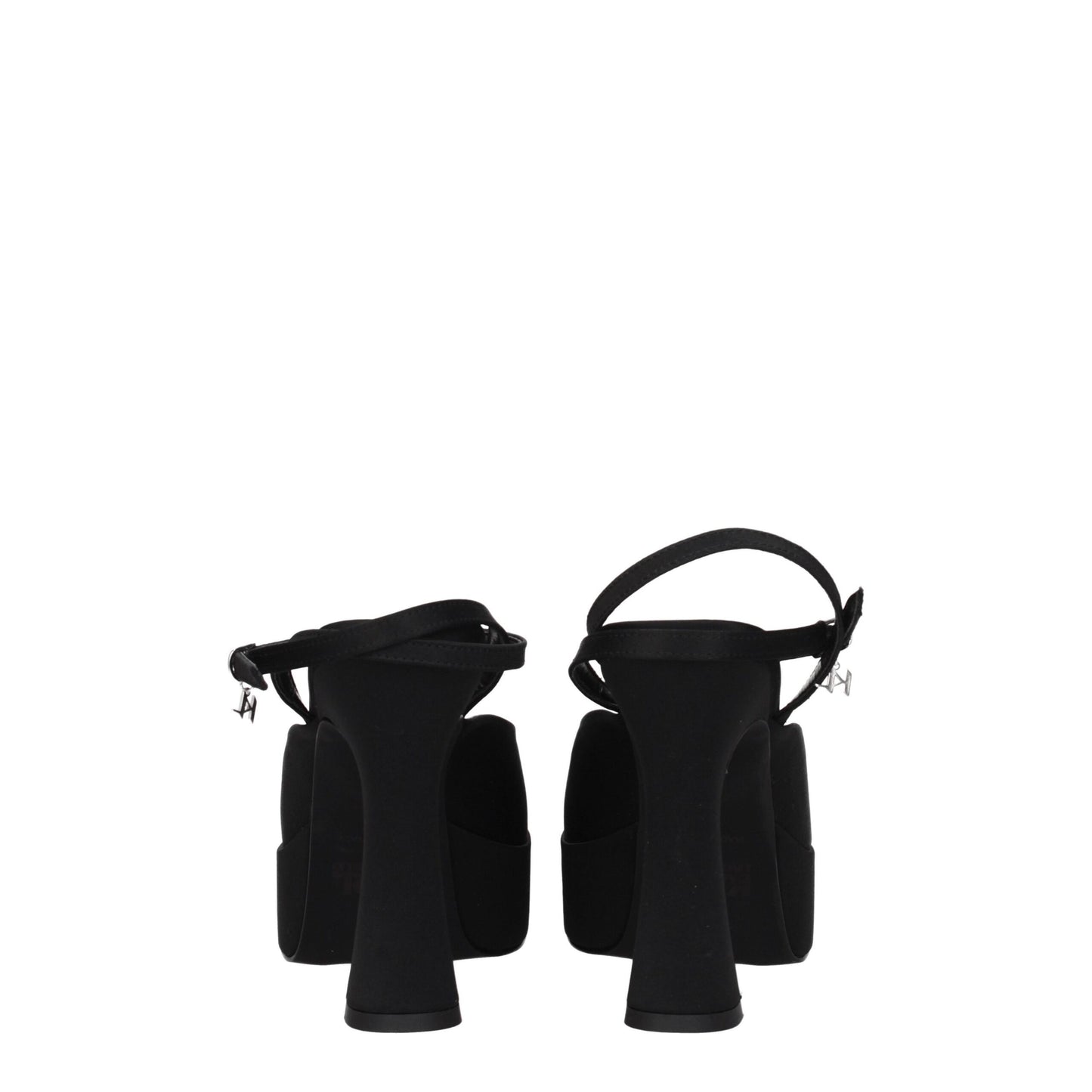 Karl Lagerfeld Black Fabric Sandal