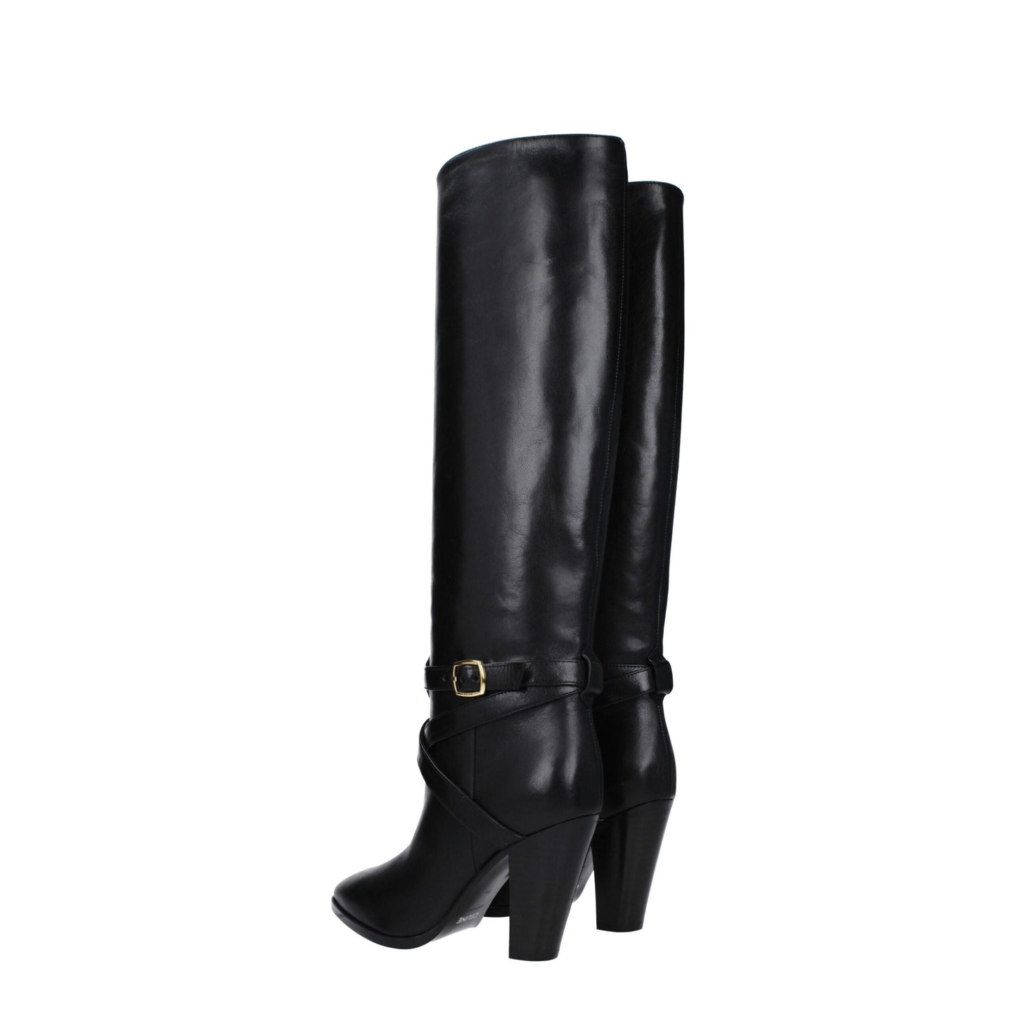 Celine Black Leather Boot