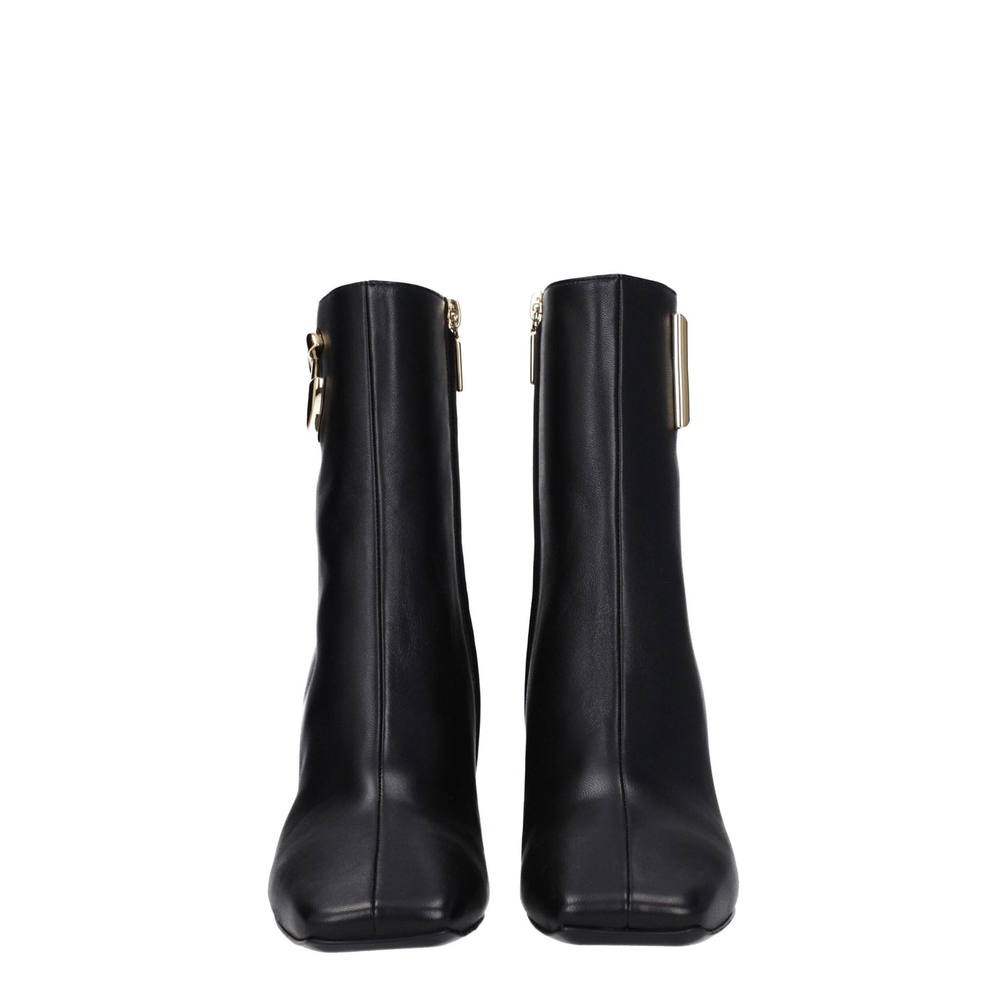 Dolce & Gabbana Black Leather Ankle