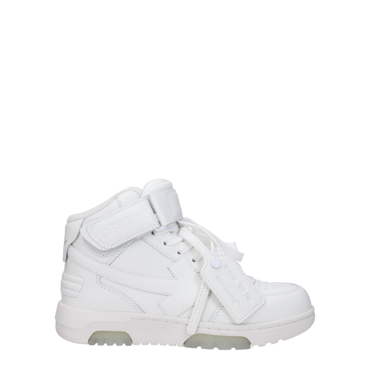 Off-White White Leather Sneakers