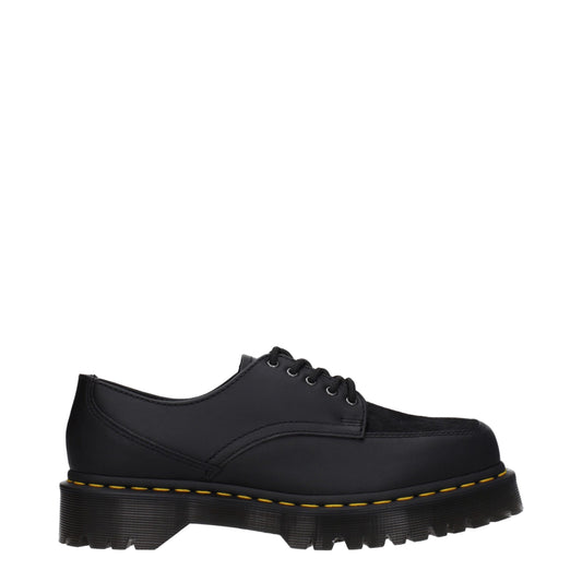 Dr. Martens Black Leather Oxfords And Derby