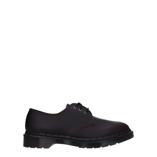 Dr. Martens Purple Leather Oxfords And Derby