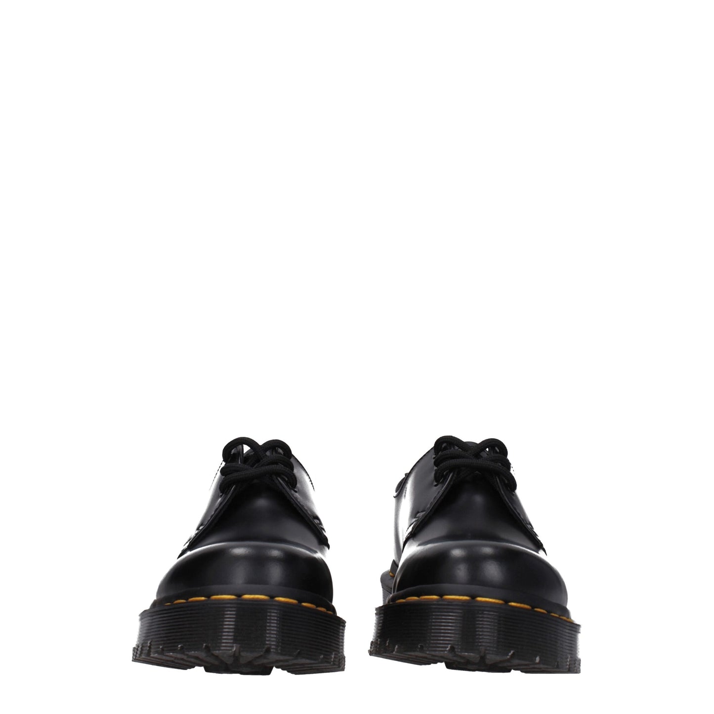 Dr. Martens Black Leather Oxfords And Derby