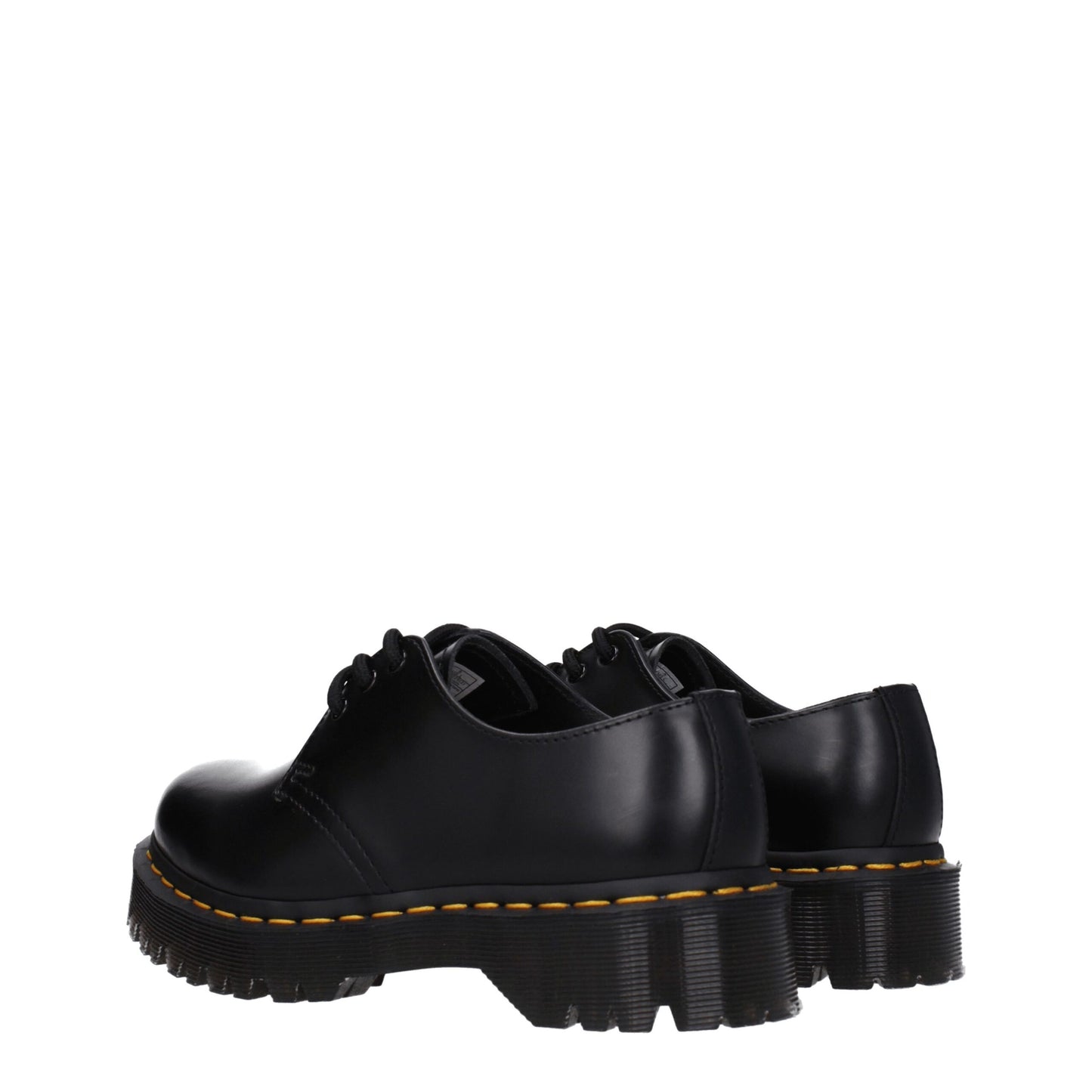 Dr. Martens Black Leather Oxfords And Derby
