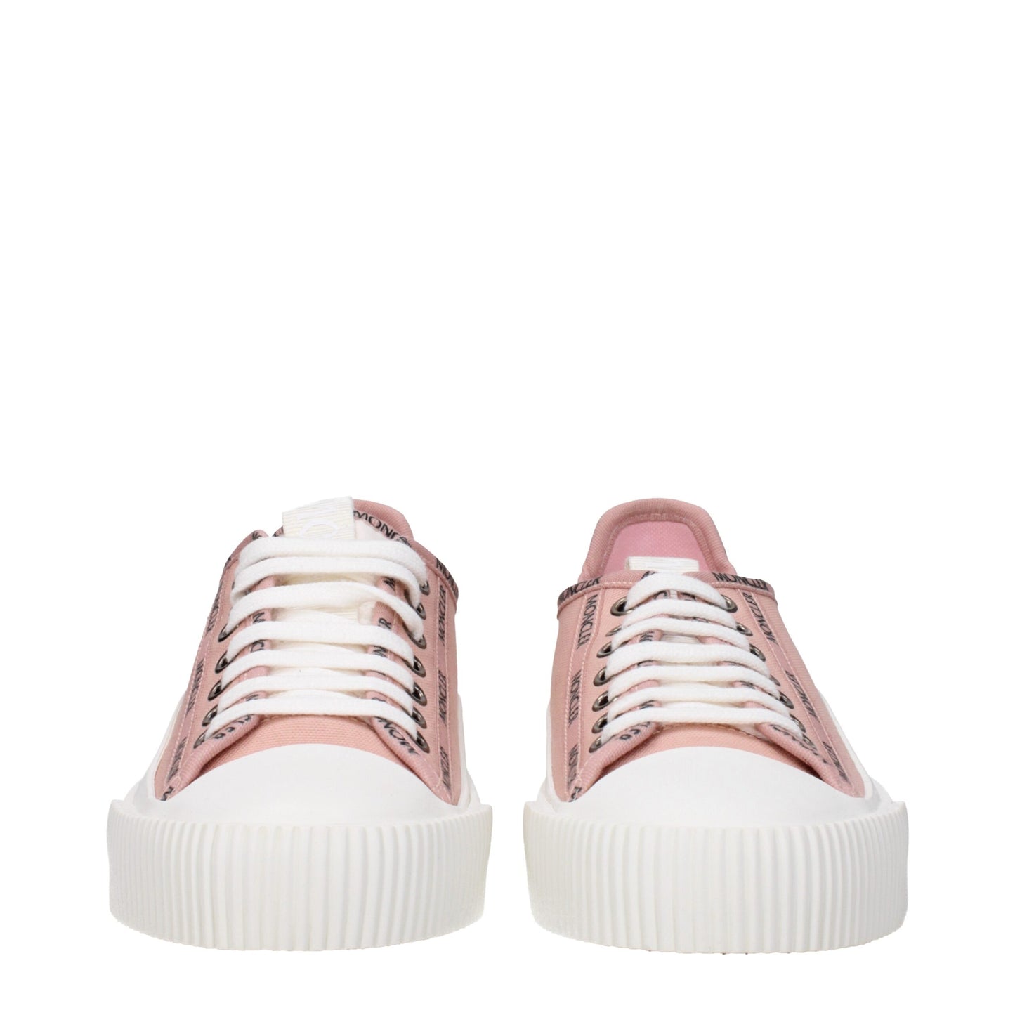 Moncler Pink Fabric Sneakers
