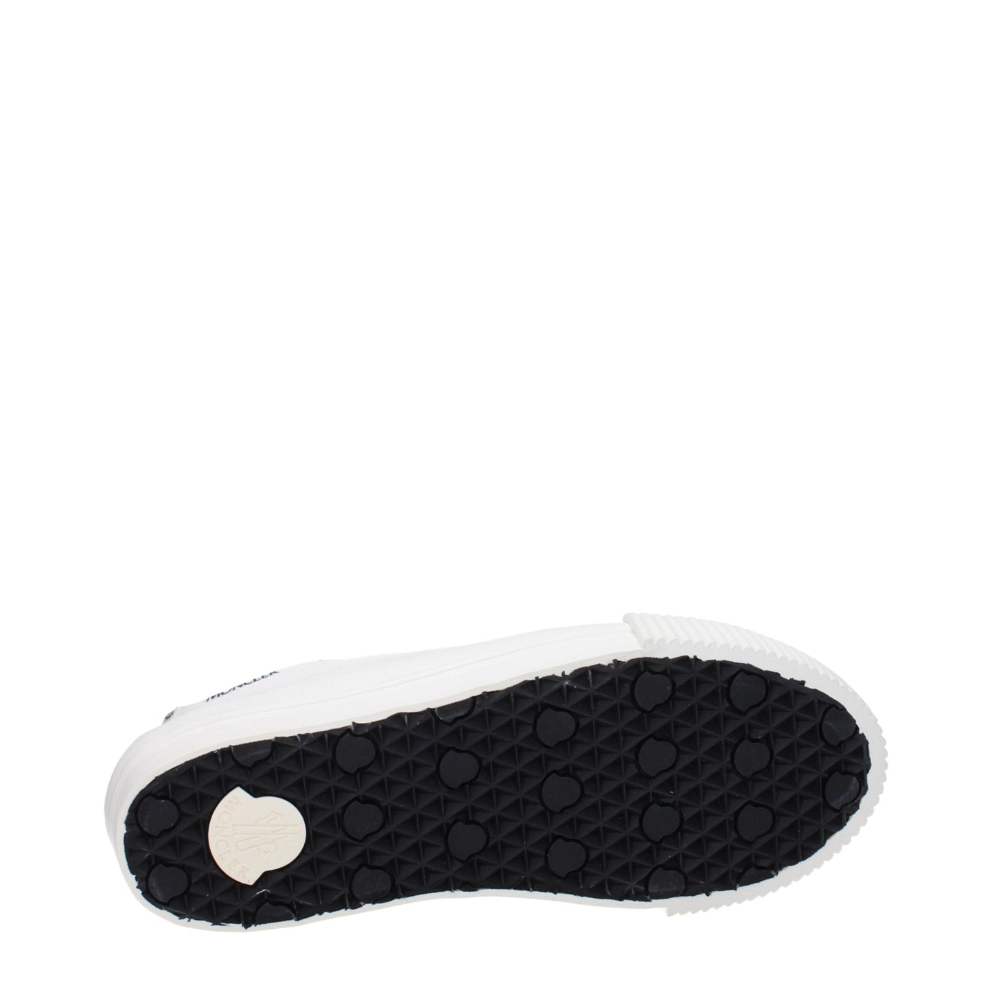 Moncler White Fabric Sneakers