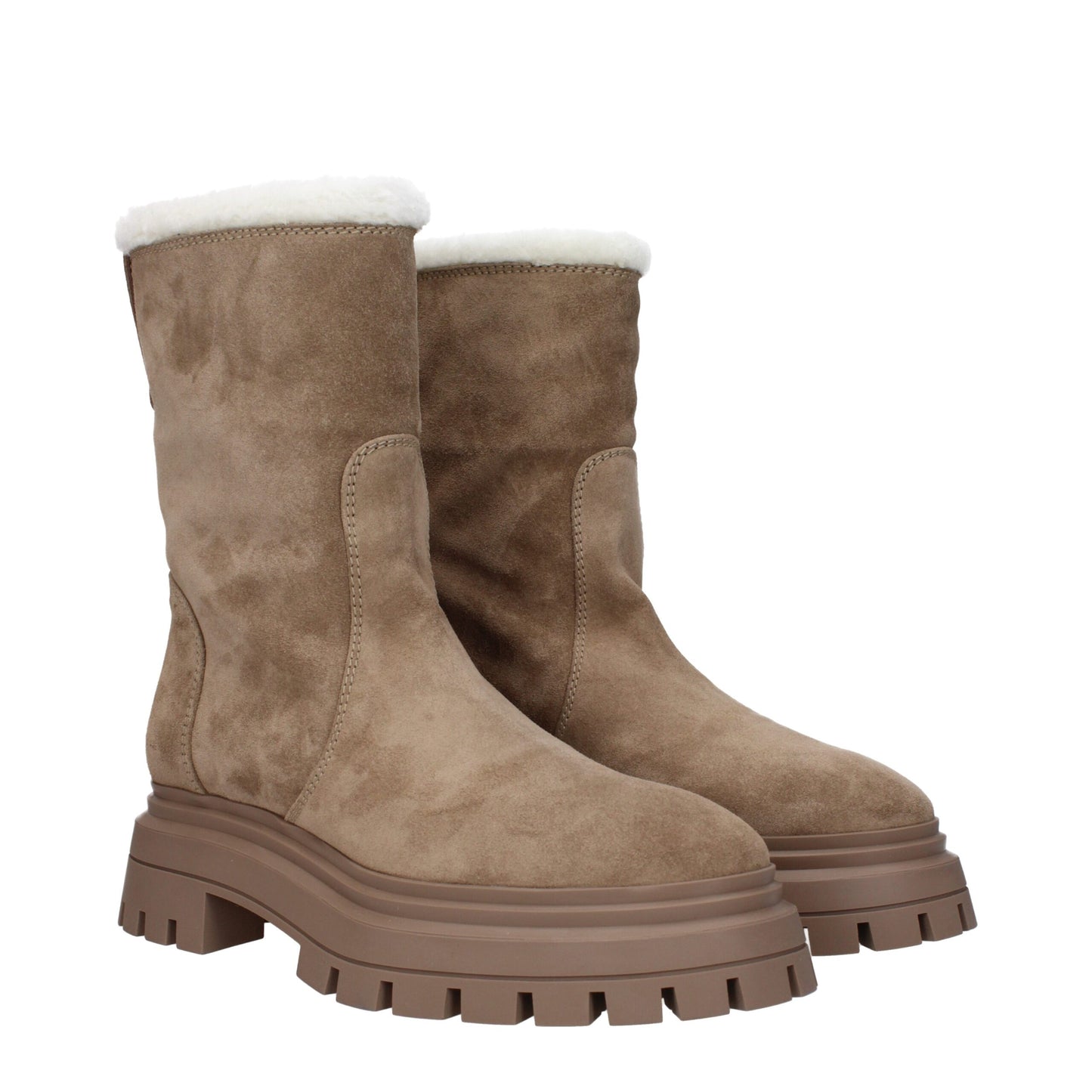 Stuart Weitzman Beige Leather Ankle