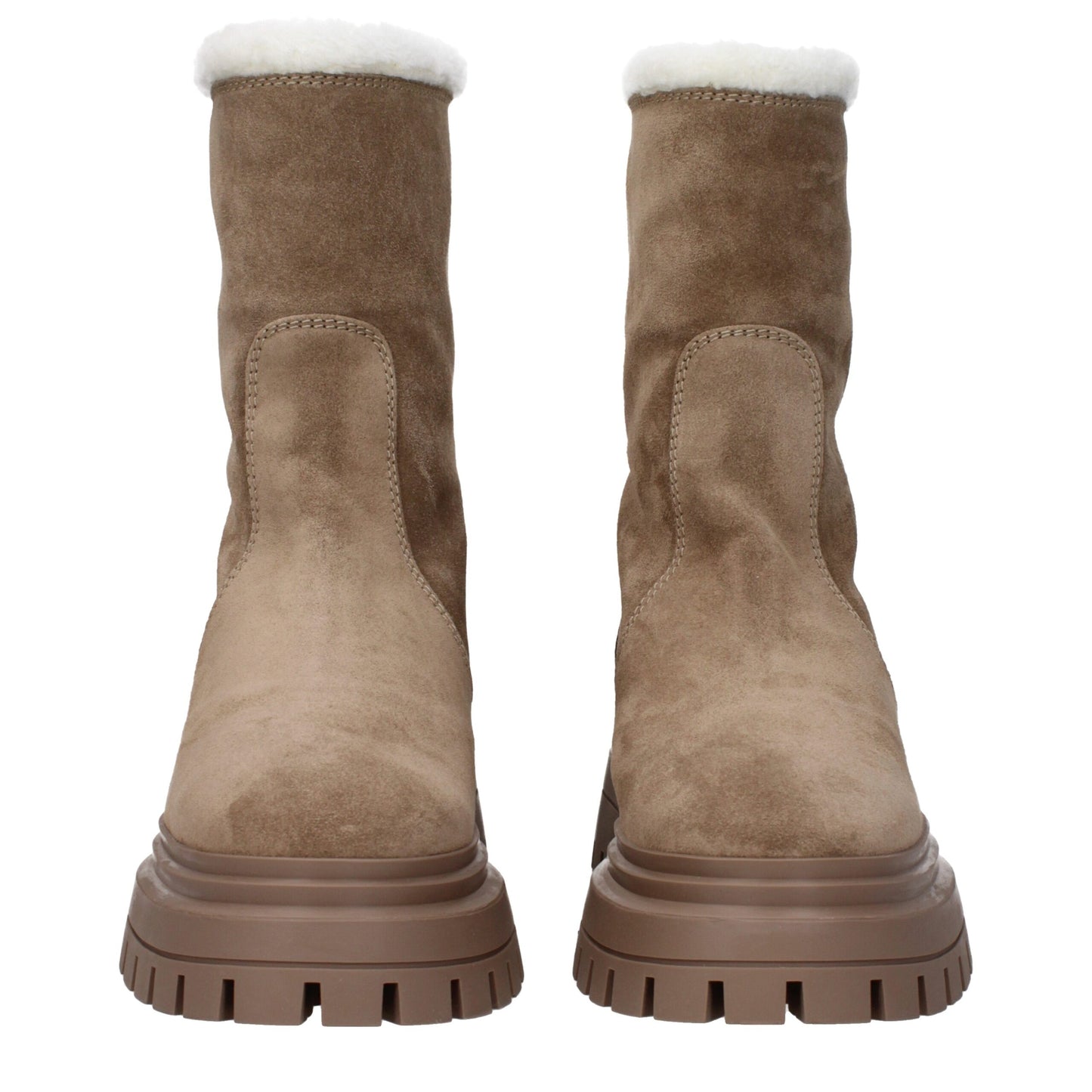 Stuart Weitzman Beige Leather Ankle