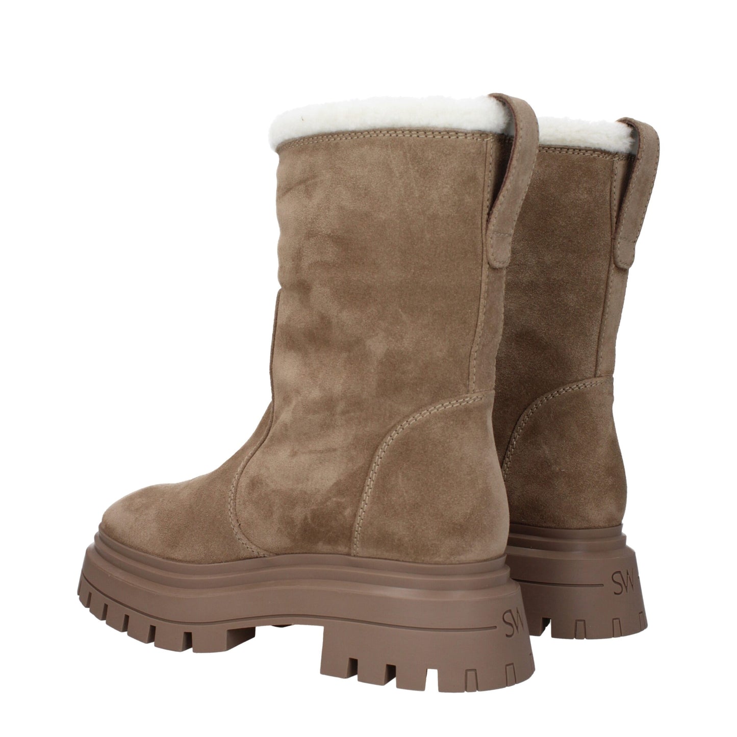 Stuart Weitzman Beige Leather Ankle