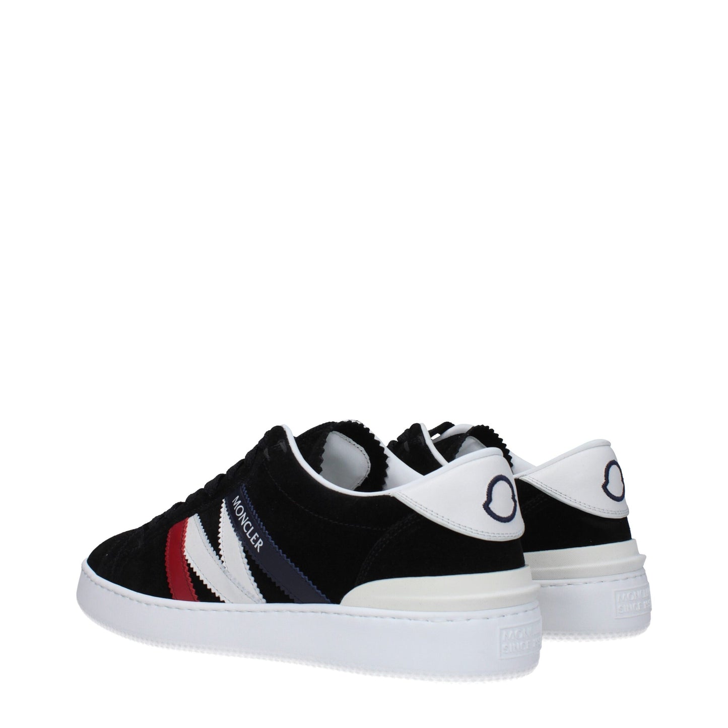 Moncler Black Leather Sneakers