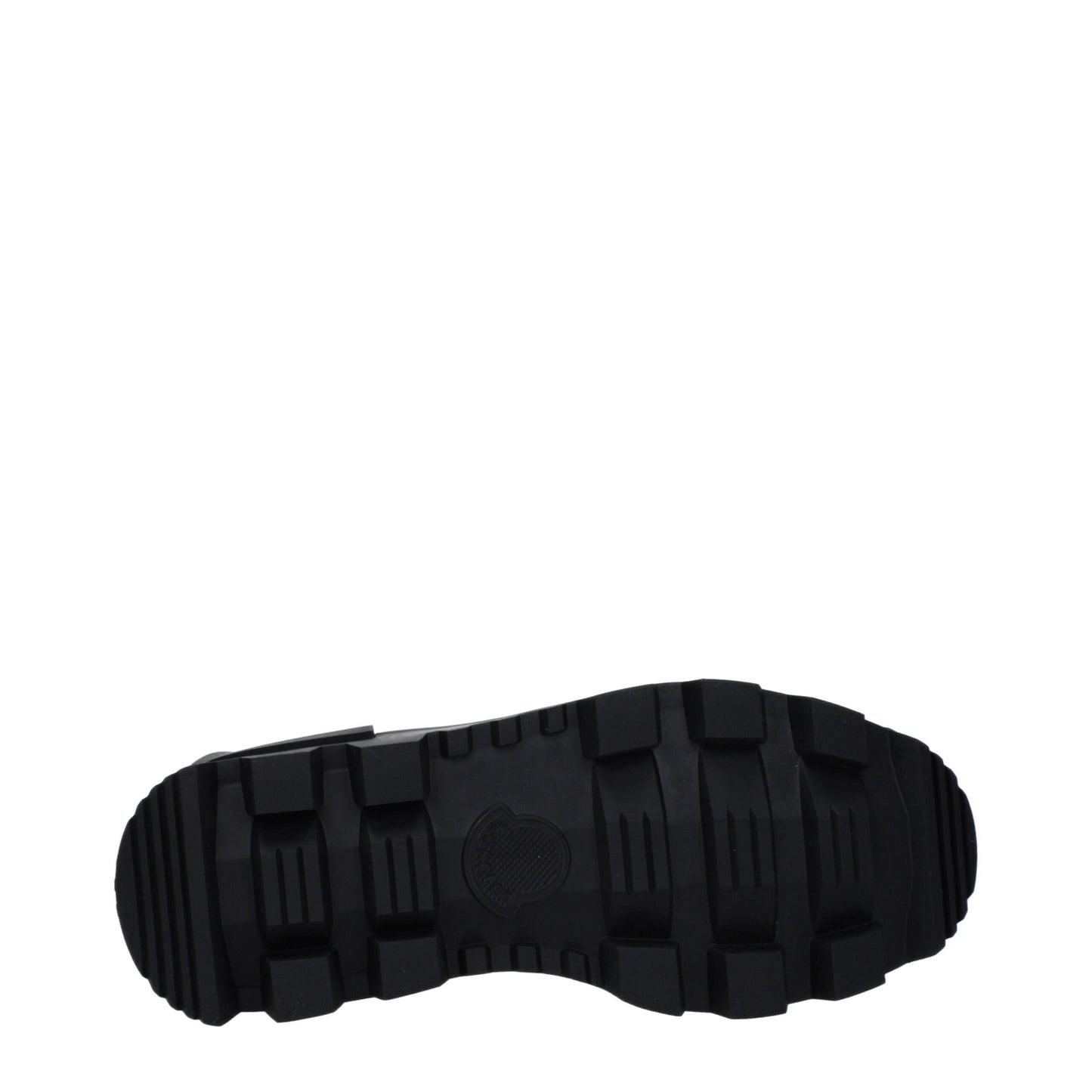 Moncler Black Leather Ankle Boots