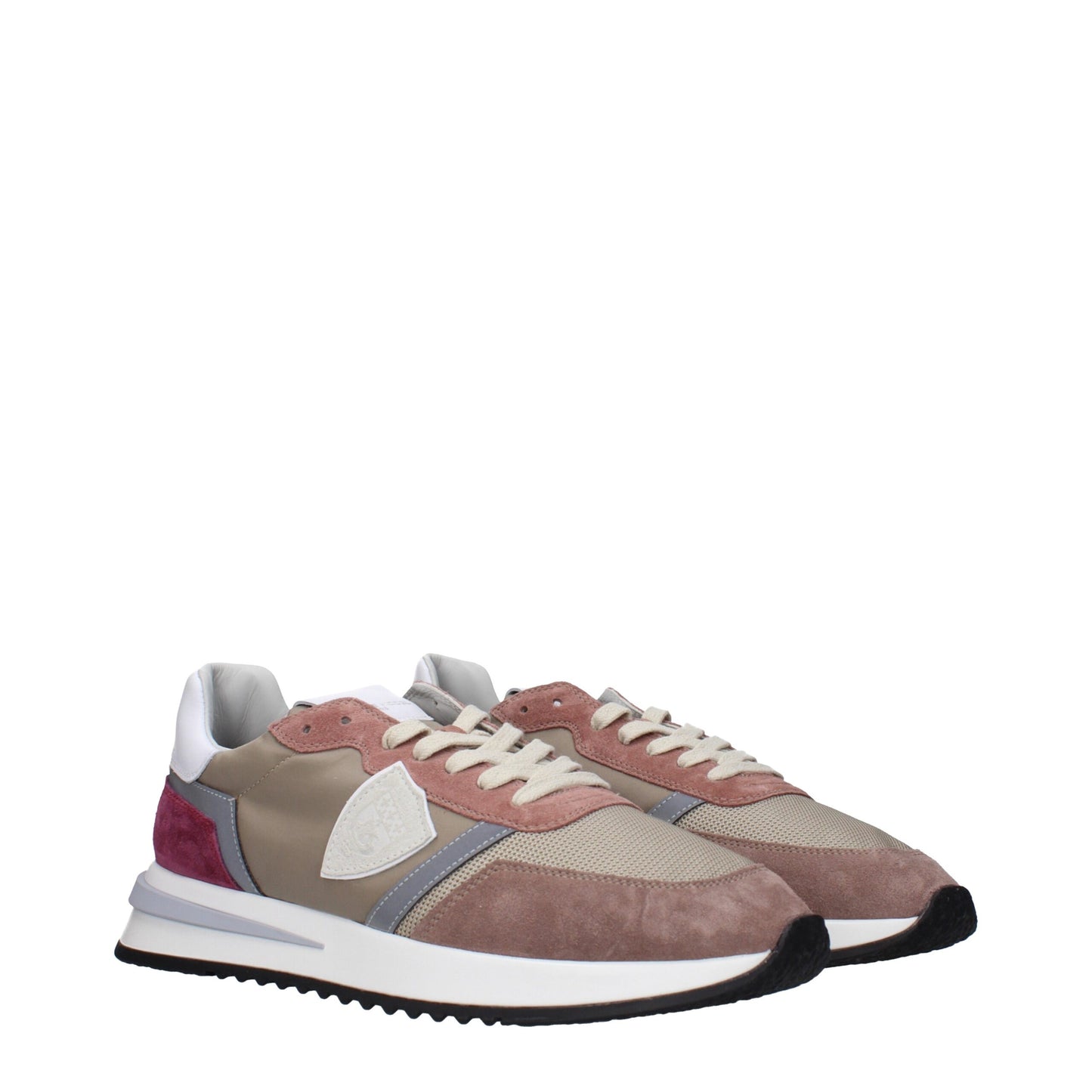 Philippe Model Beige Fabric Low Tops