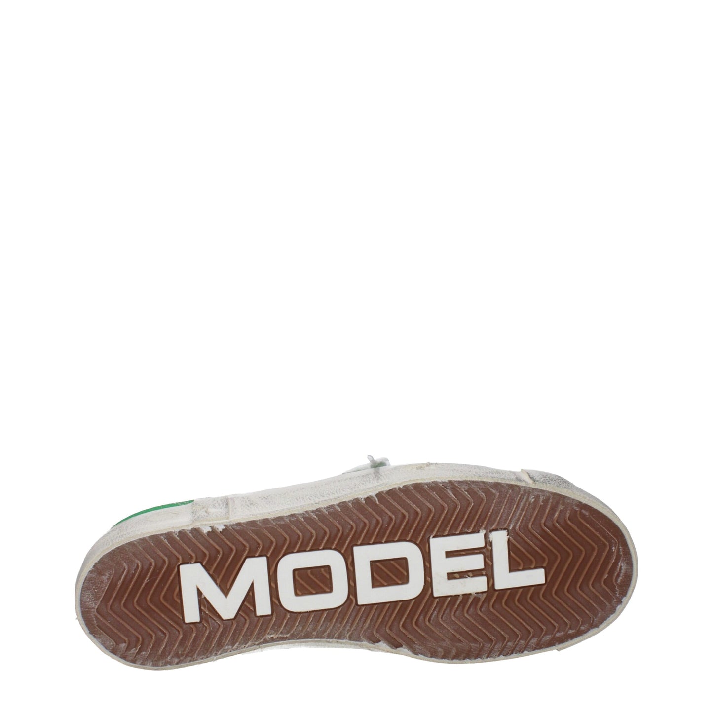 Philippe Model Green Leather Low Tops