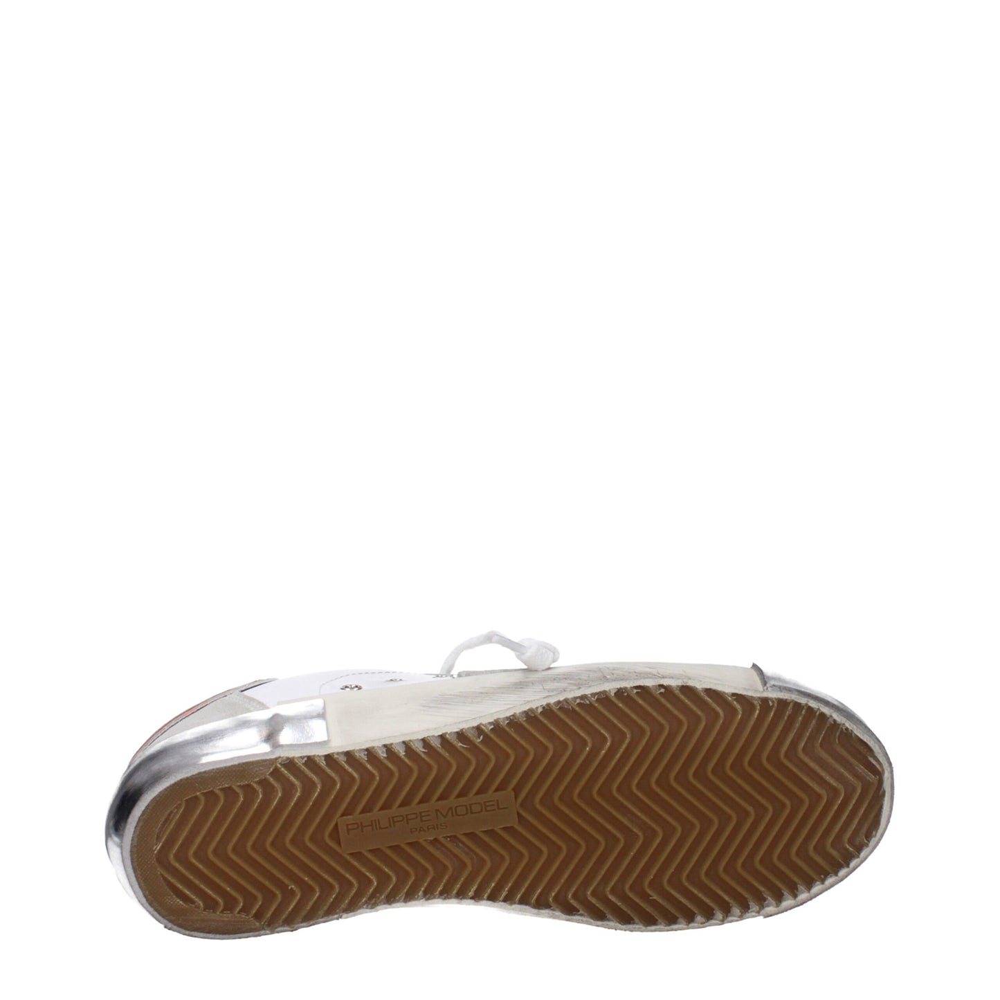 Philippe Model White Leather Sneakers