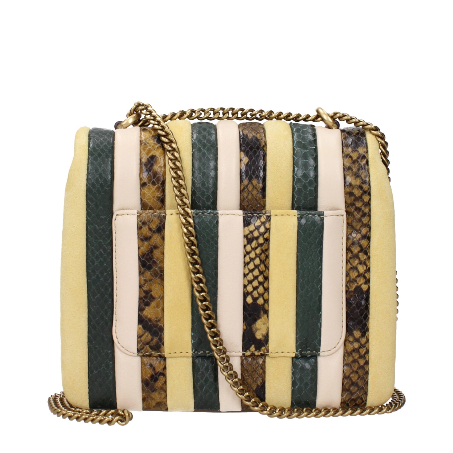 Tory Burch Yellow Leather Shoulder Bags
