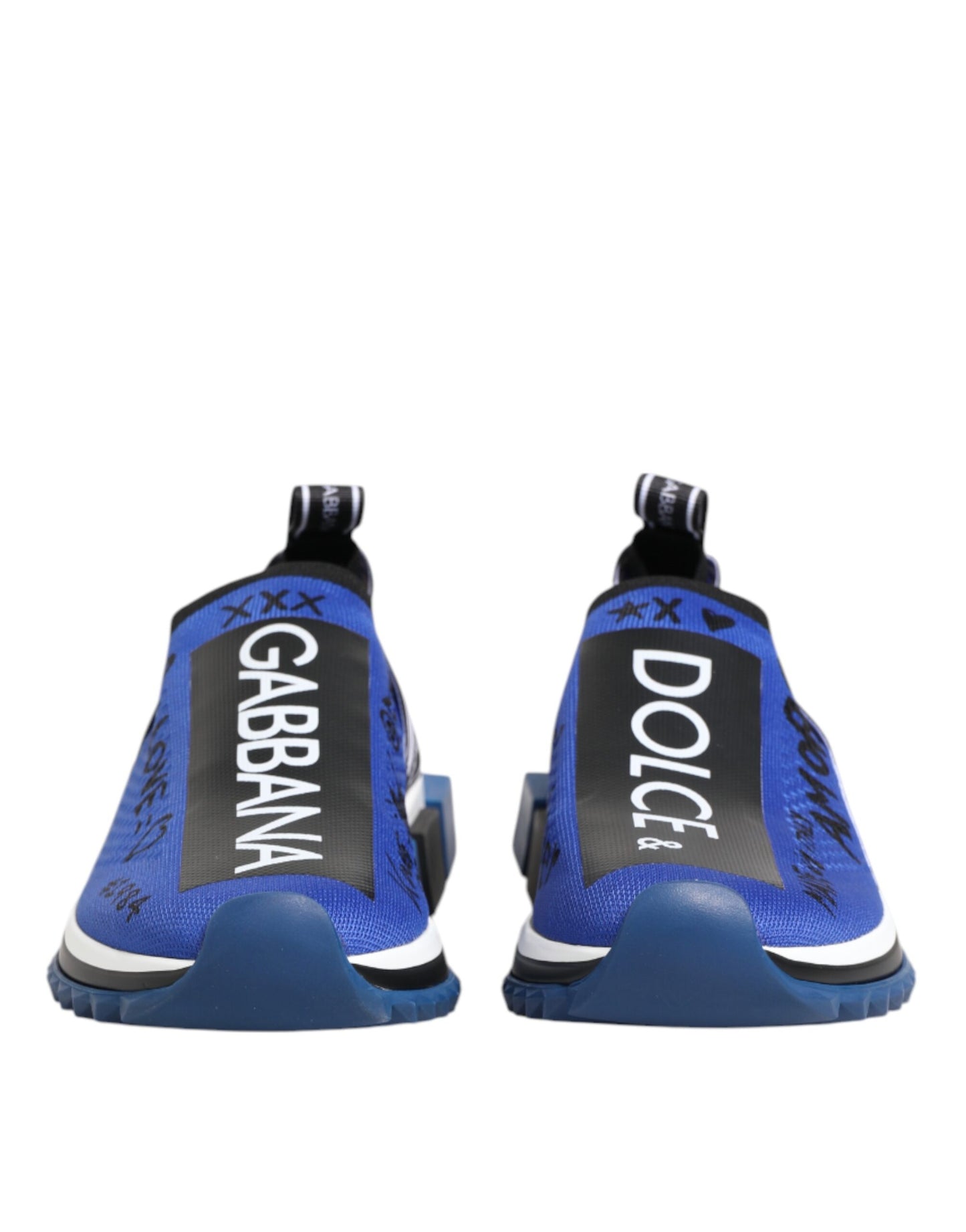 Dolce & Gabbana Blue Sorrento Low Top Sneakers Shoes
