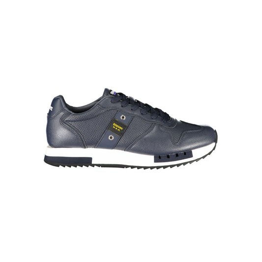 Blauer Blue Leather Men Sneaker