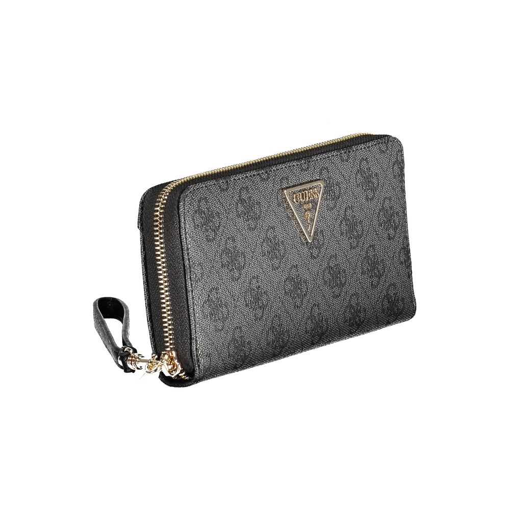 Guess Jeans Black Polyethylene Women Wallet
