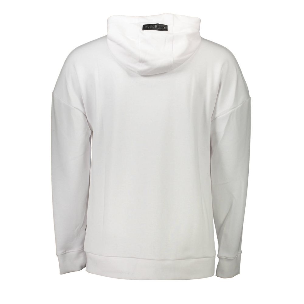 Plein Sport White Cotton Sweater