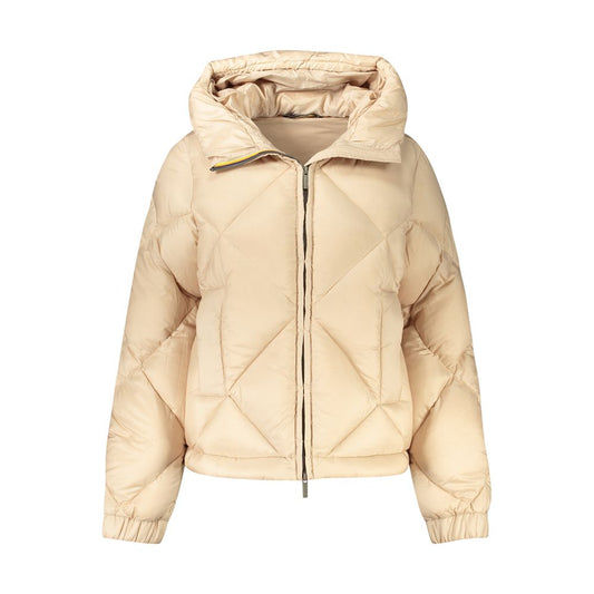 K-WAY Beige Polyester Jackets & Coat