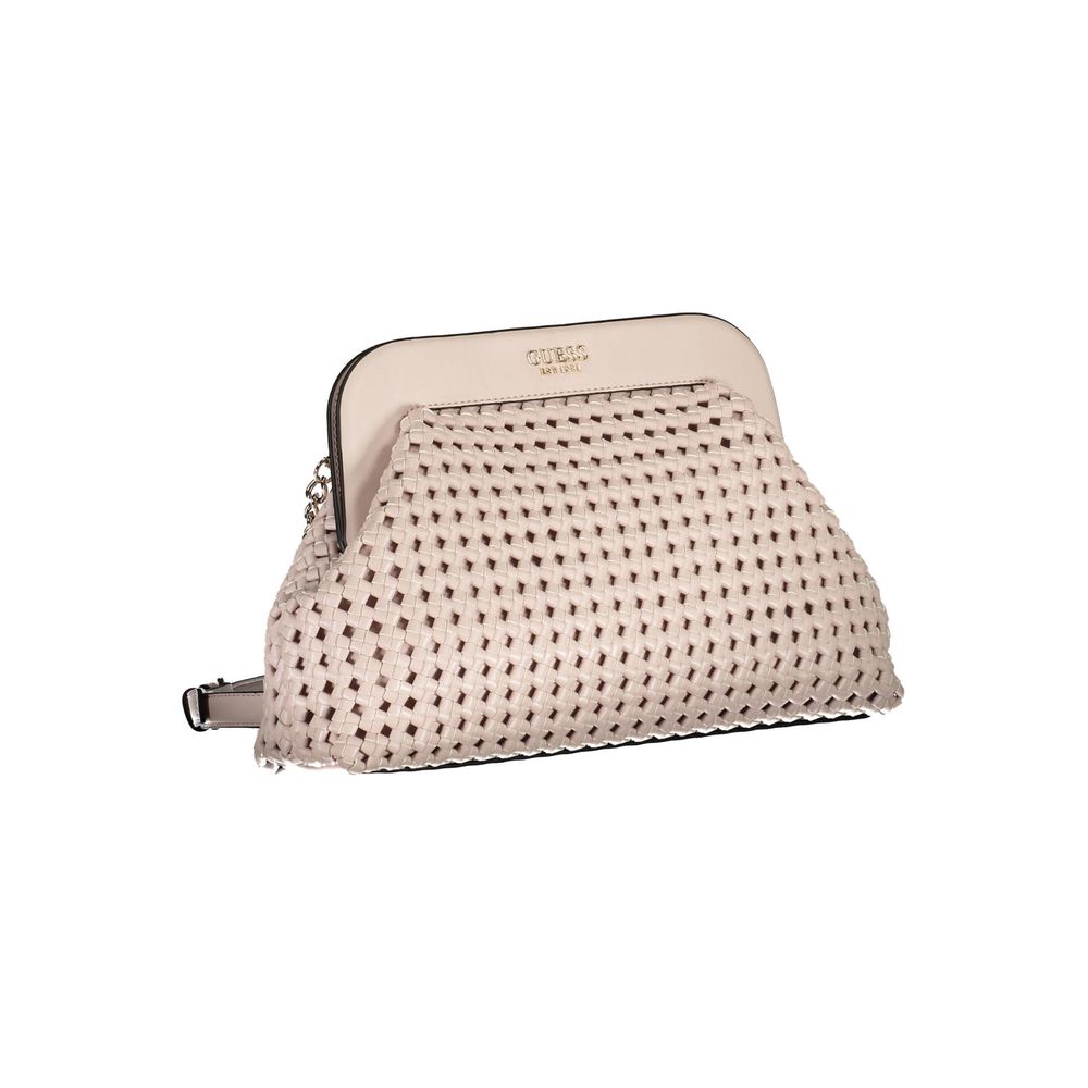 Guess Jeans Pink Polyethylene Handbag