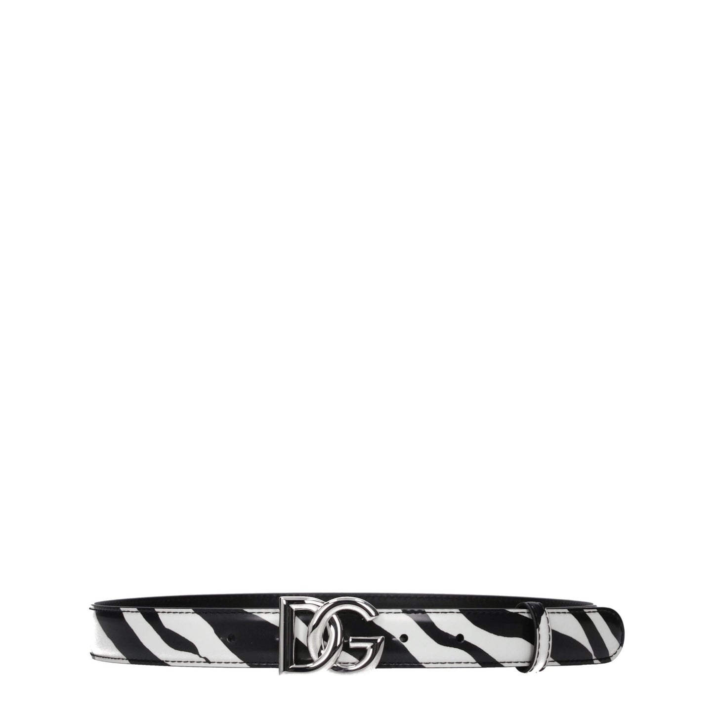 Dolce & Gabbana Black Leather Belts