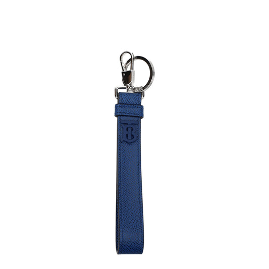 Burberry Blue Leather Keychains