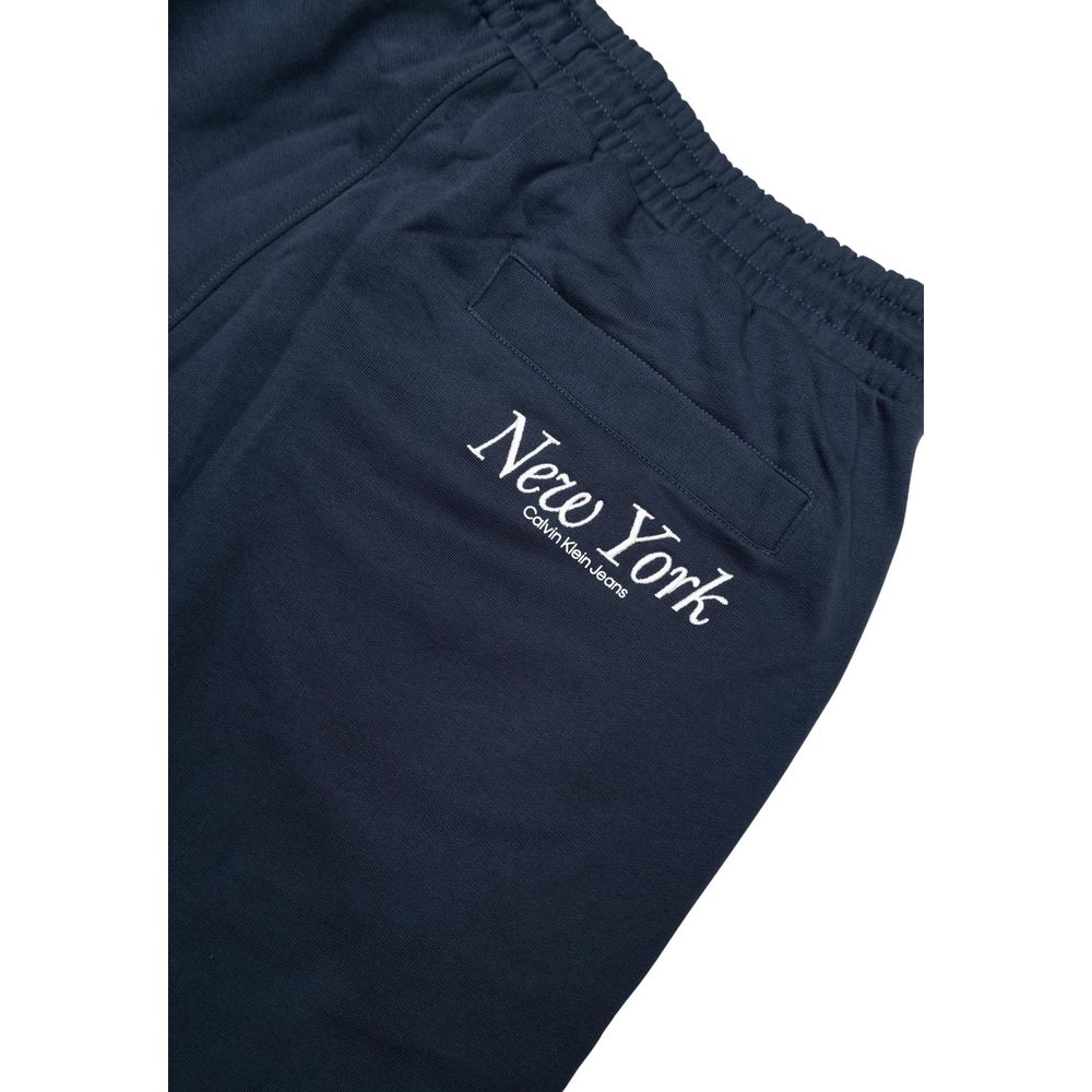 Calvin Klein Jeans Blue Organic Cotton Joggers Workout Pant