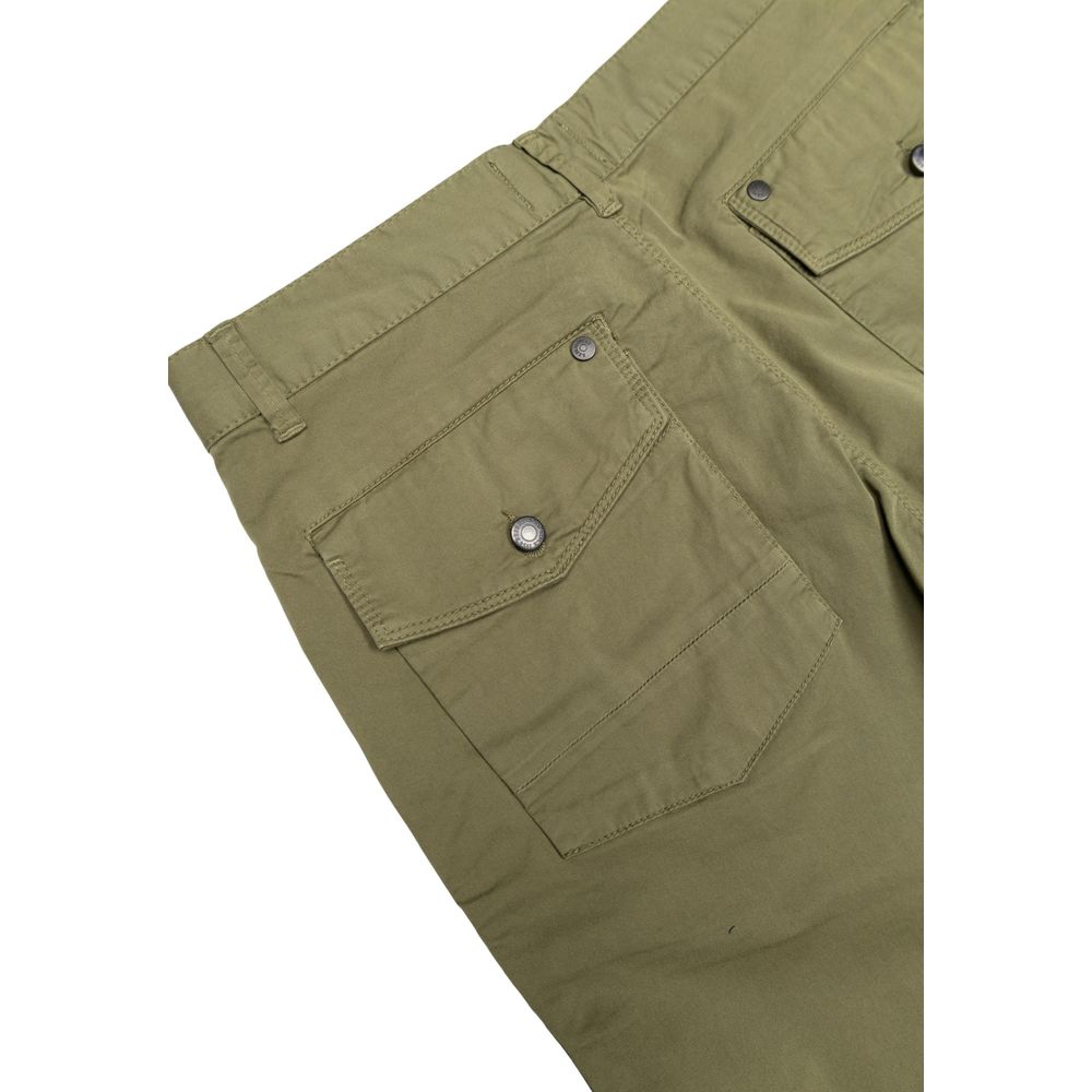 Refrigiwear Green Cotton Bermuda