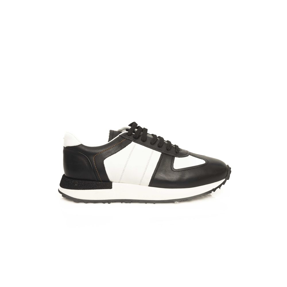 Cerruti 1881 Herren-Sneaker aus schwarzem Leder