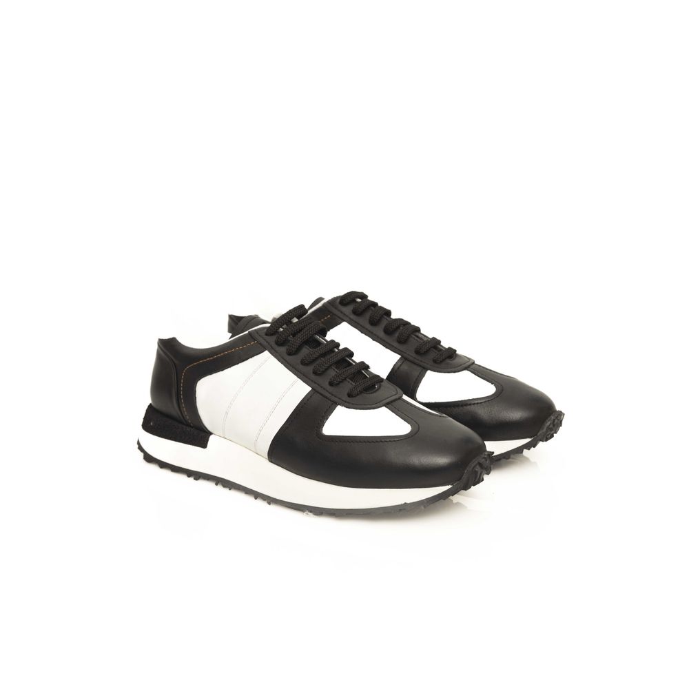 Cerruti 1881 Herren-Sneaker aus schwarzem Leder