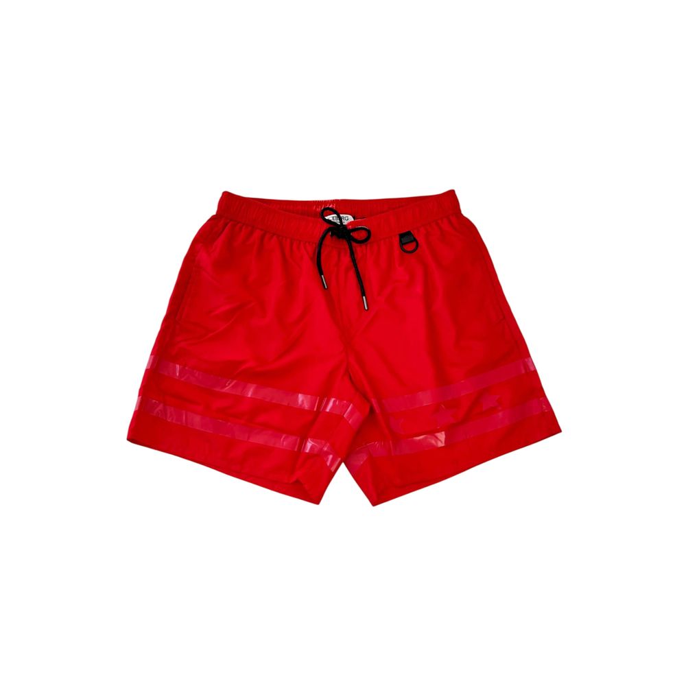 Iceberg Red Polyester Swimwear